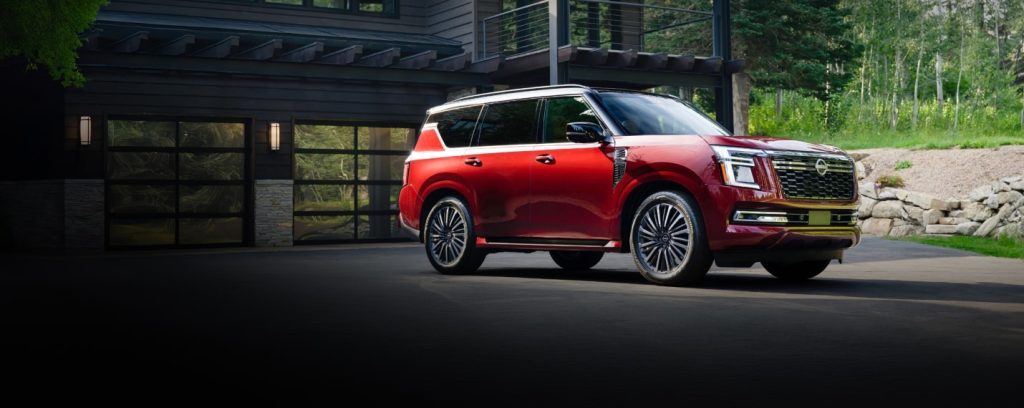 2026 nissan armada in red