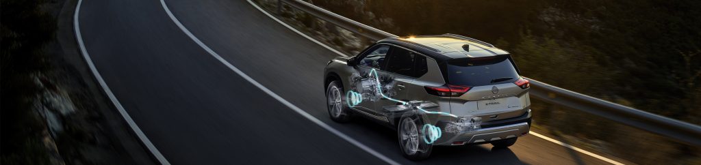 the Nissan e4ORCE AWD System