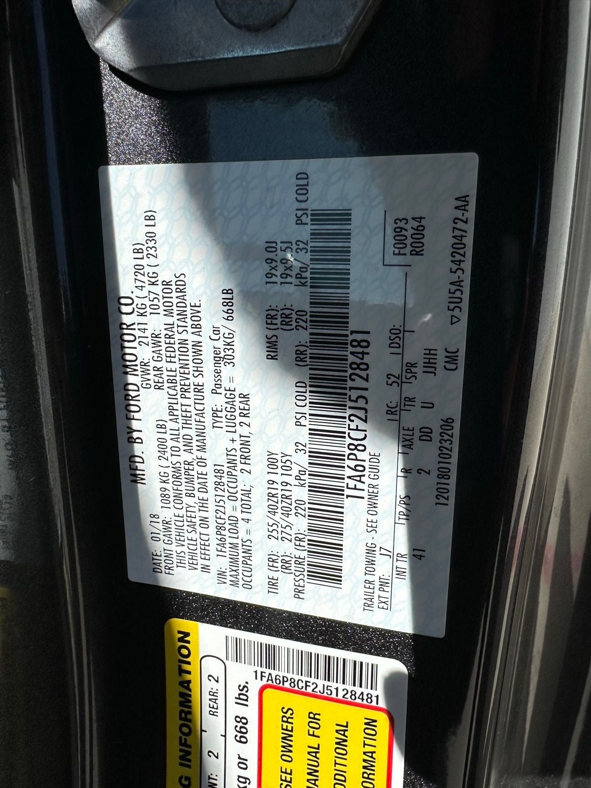 2018 Ford Mustang GT Premium