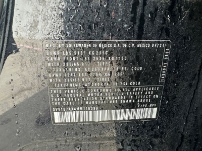 2021 Volkswagen Tiguan 2.0T S