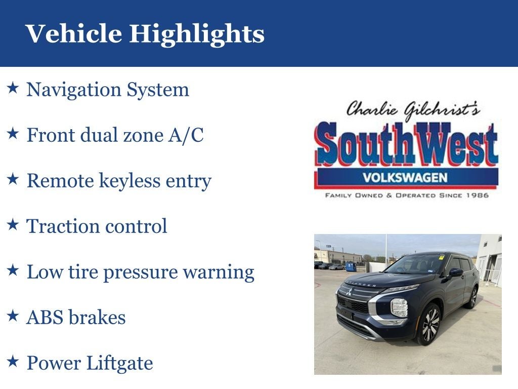 2025 Mitsubishi Outlander Base