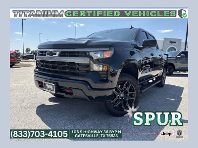 2024 Chevrolet Silverado 1500 4WD Crew Cab Short Bed Custom Trail Boss