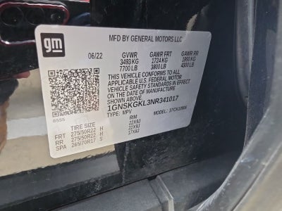2022 Chevrolet Suburban 4WD High Country