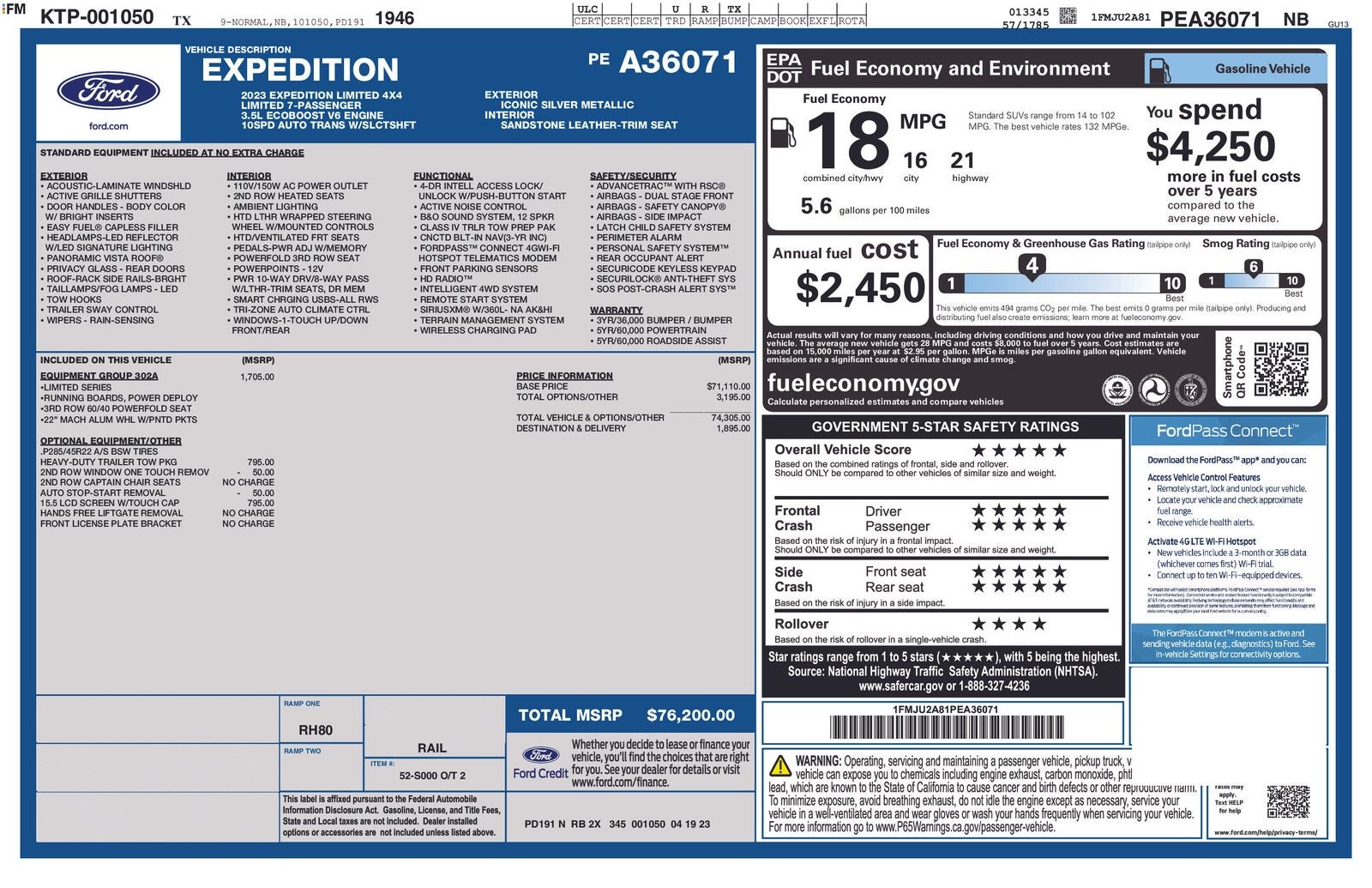 2023 Ford Expedition Limited