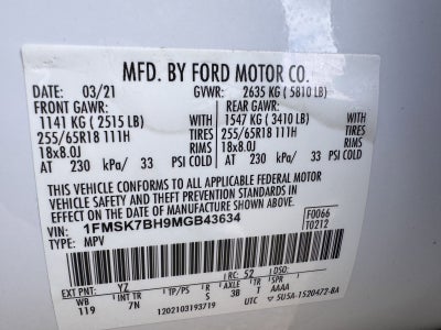 2021 Ford Explorer Base