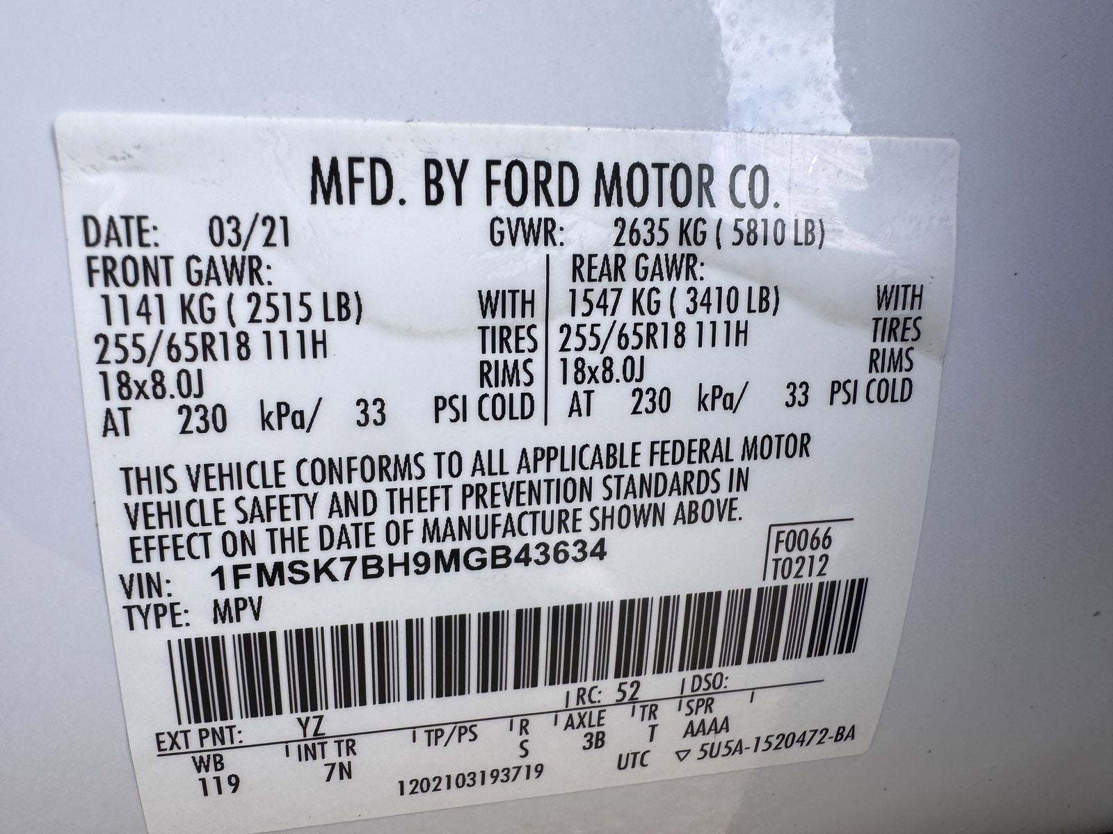 2021 Ford Explorer Base