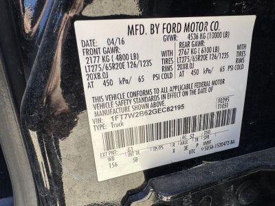 2016 Ford F-250SD F-250® Lariat®