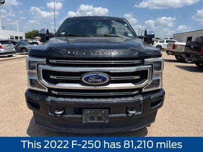 2022 Ford F-250SD Platinum
