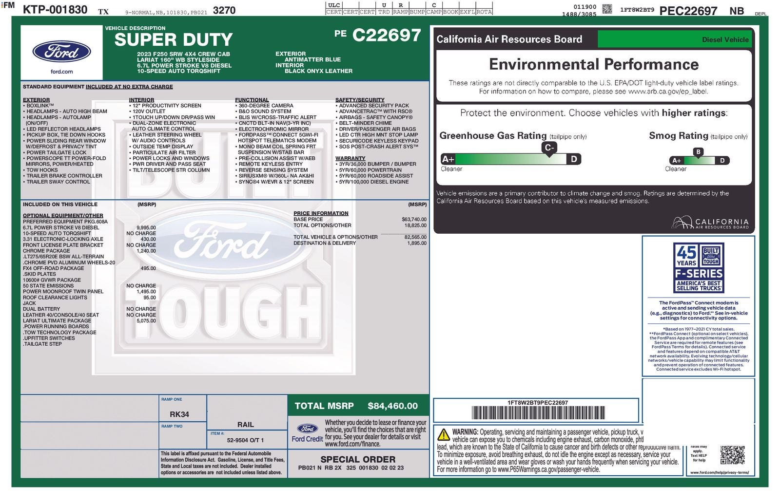 2023 Ford F-250SD F-250® Lariat®