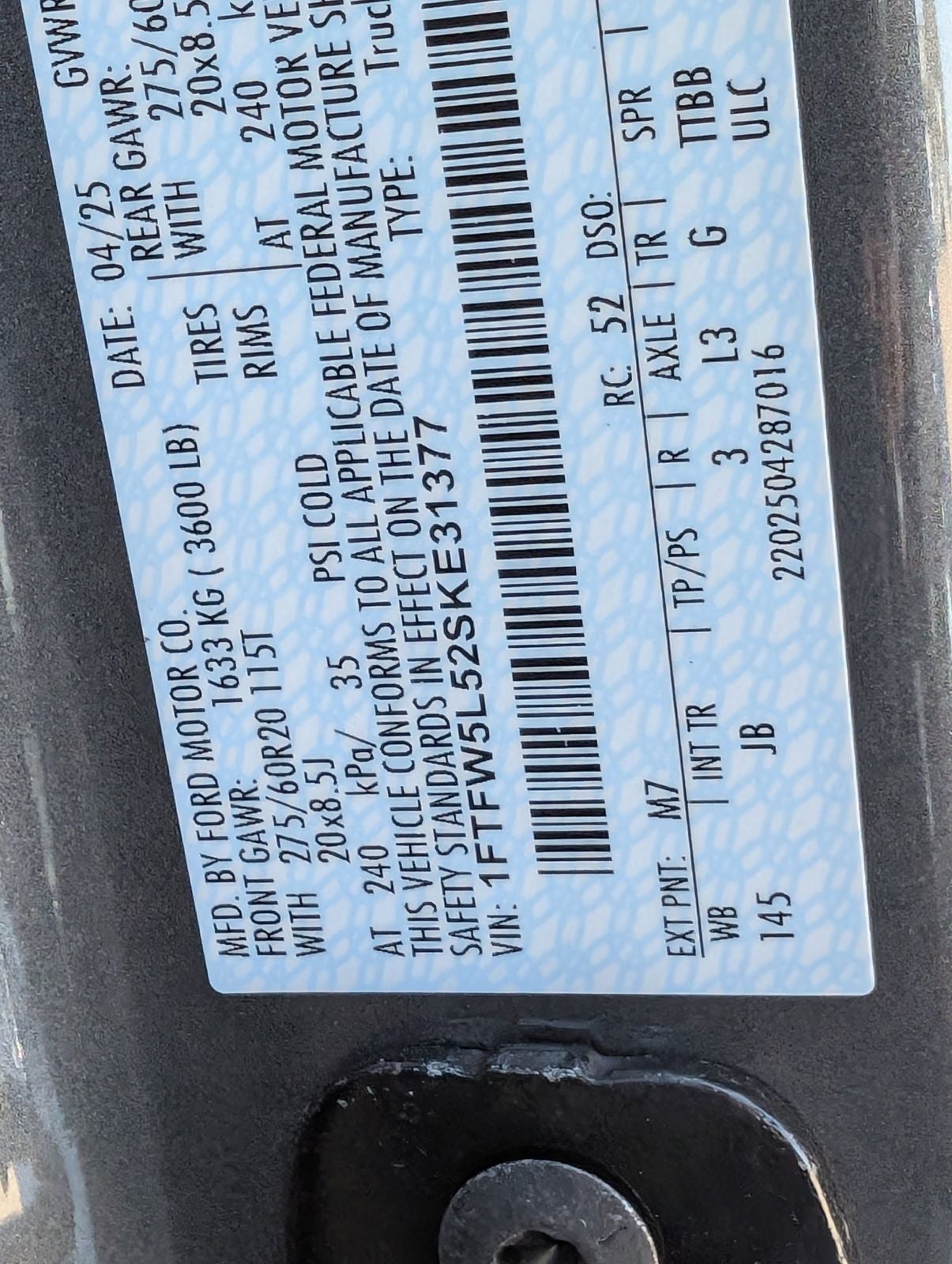 2025 Ford F-150 Lariat