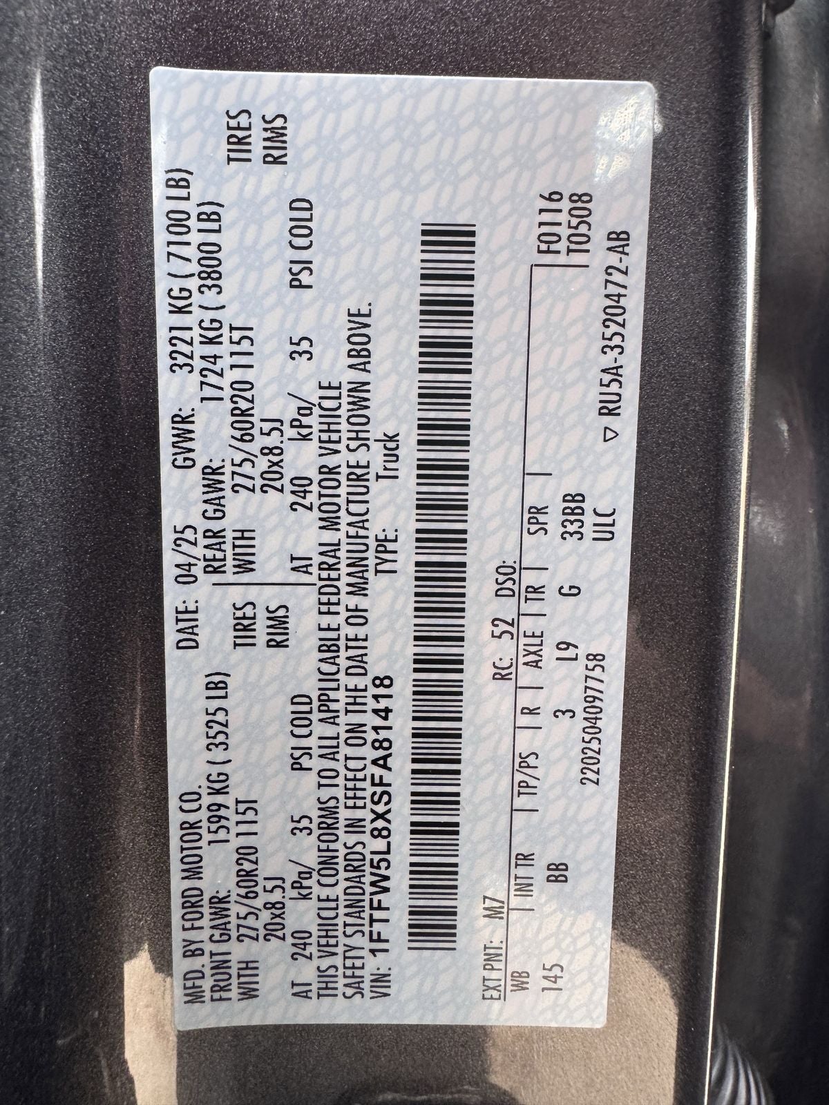 2025 Ford F-150 Lariat