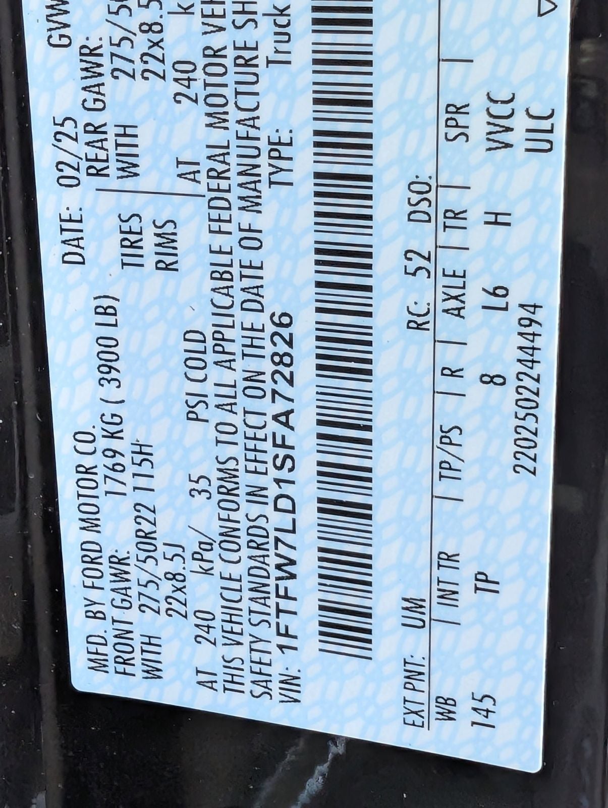 2025 Ford F-150 Platinum