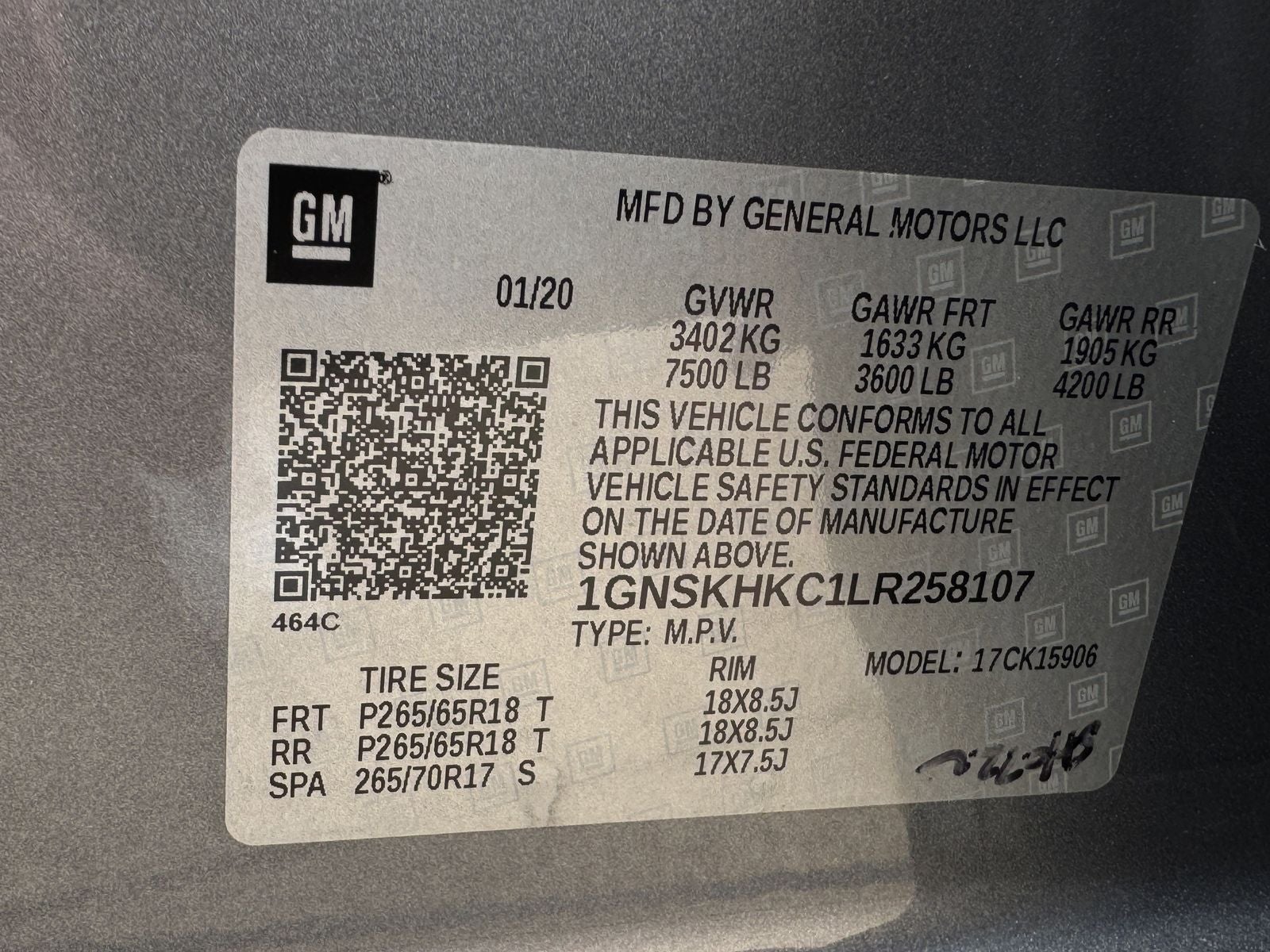 2020 Chevrolet Suburban LT