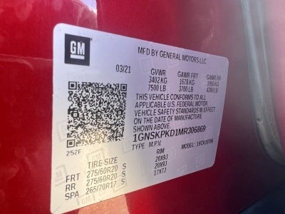 2021 Chevrolet Tahoe Z71