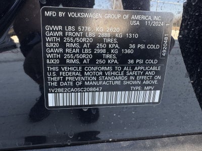 2025 Volkswagen Atlas Cross Sport 2.0T SEL