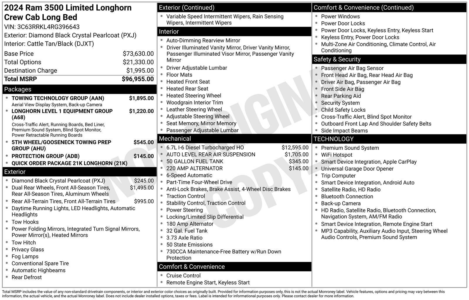 2024 RAM 3500 Limited Longhorn