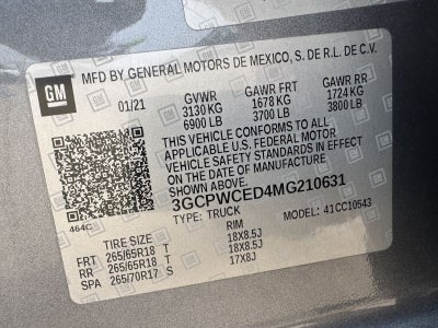 2021 Chevrolet Silverado 1500 LT Texas Edition