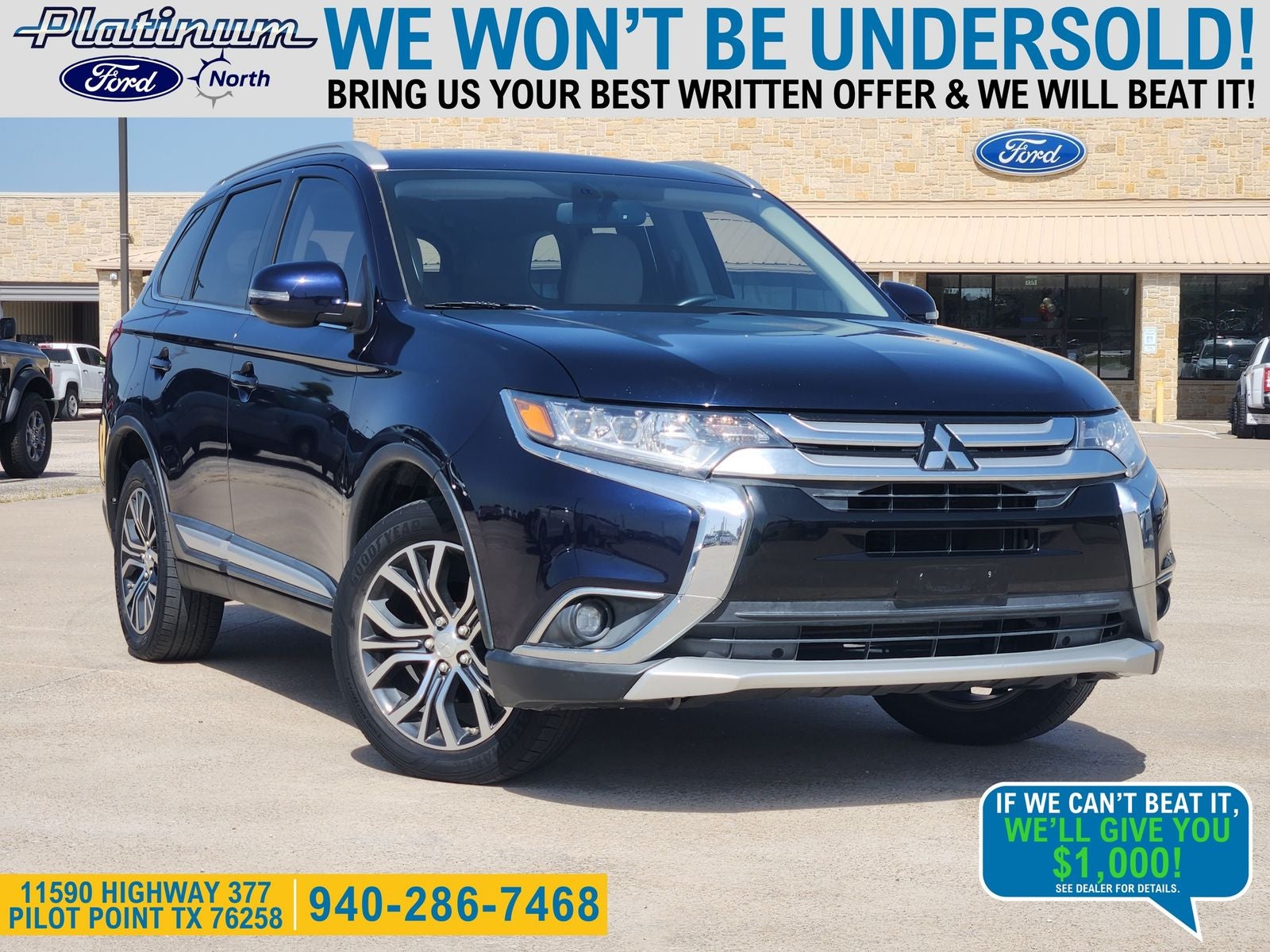 2016 Mitsubishi Outlander GT