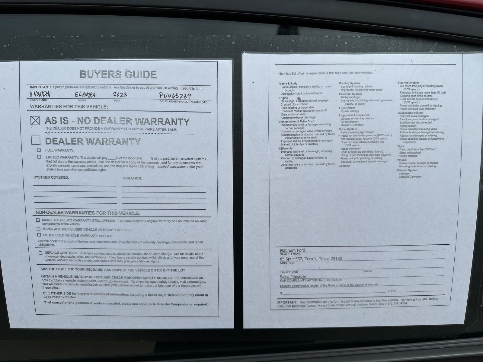 2023 Hyundai Elantra SEL